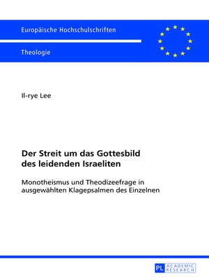 cover image of Der Streit um das Gottesbild des leidenden Israeliten